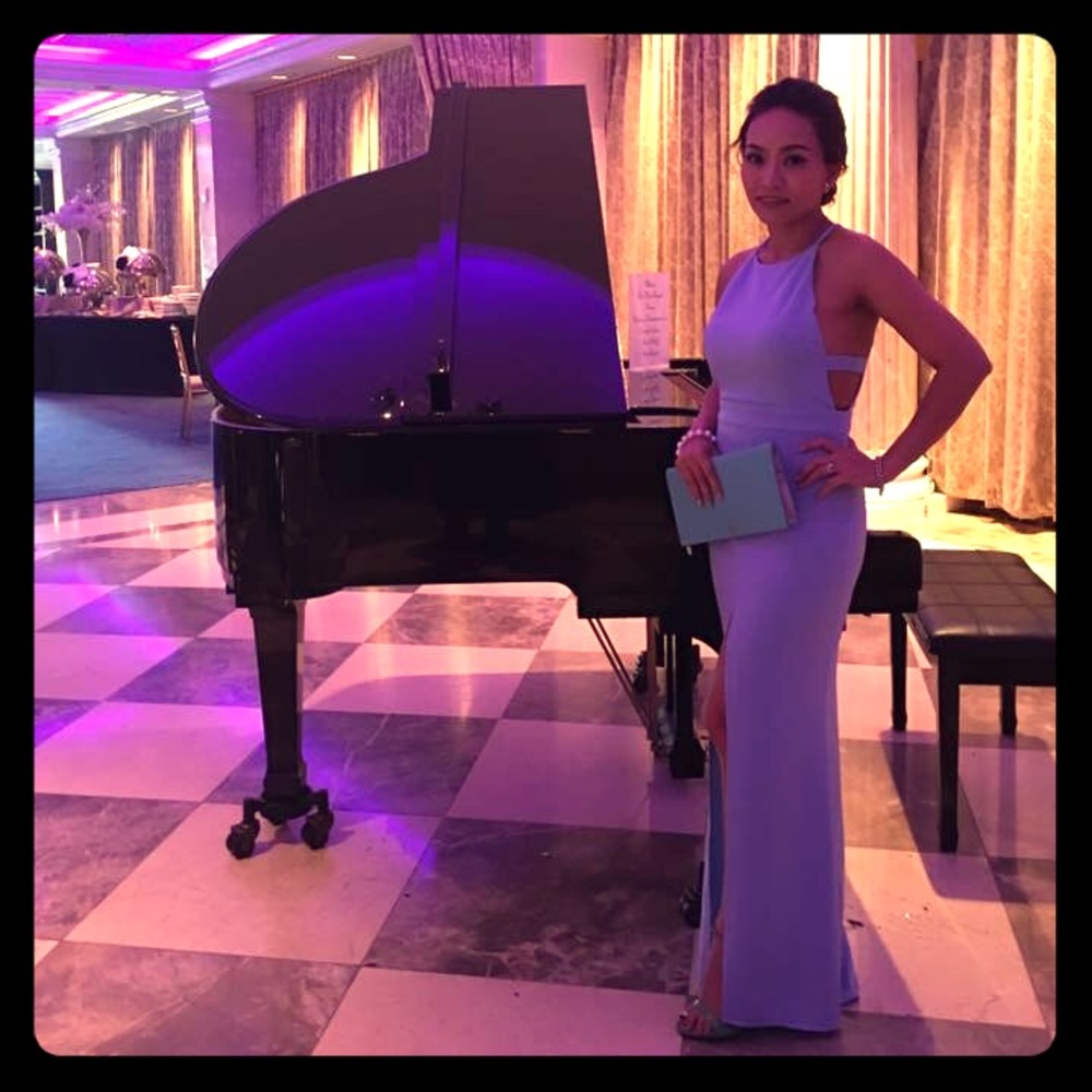 Custom blue dress! Unique dress